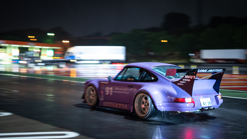 Illustration for article titled I Drove Through A Japanese Typhoon With A Dozen RWB Porsches